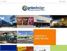 Tablet Screenshot of graodesign.com.br